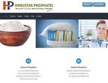 Tablet Screenshot of hindustanphosphates.com
